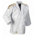 Adidas J350 Club Judo ruha arany/fehér vállcsík