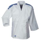 Adidas J350 Club Judo ruha kék/fehér vállcsík