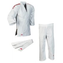 Adidas J350 Club Judo gi piros/fehér vállcsík