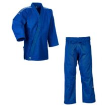 Adidas Contest J650 kék judo ruha ezüst vállcsík