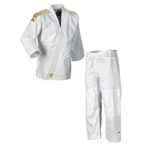 Adidas J350 Club Judo ruha arany/fehér vállcsík